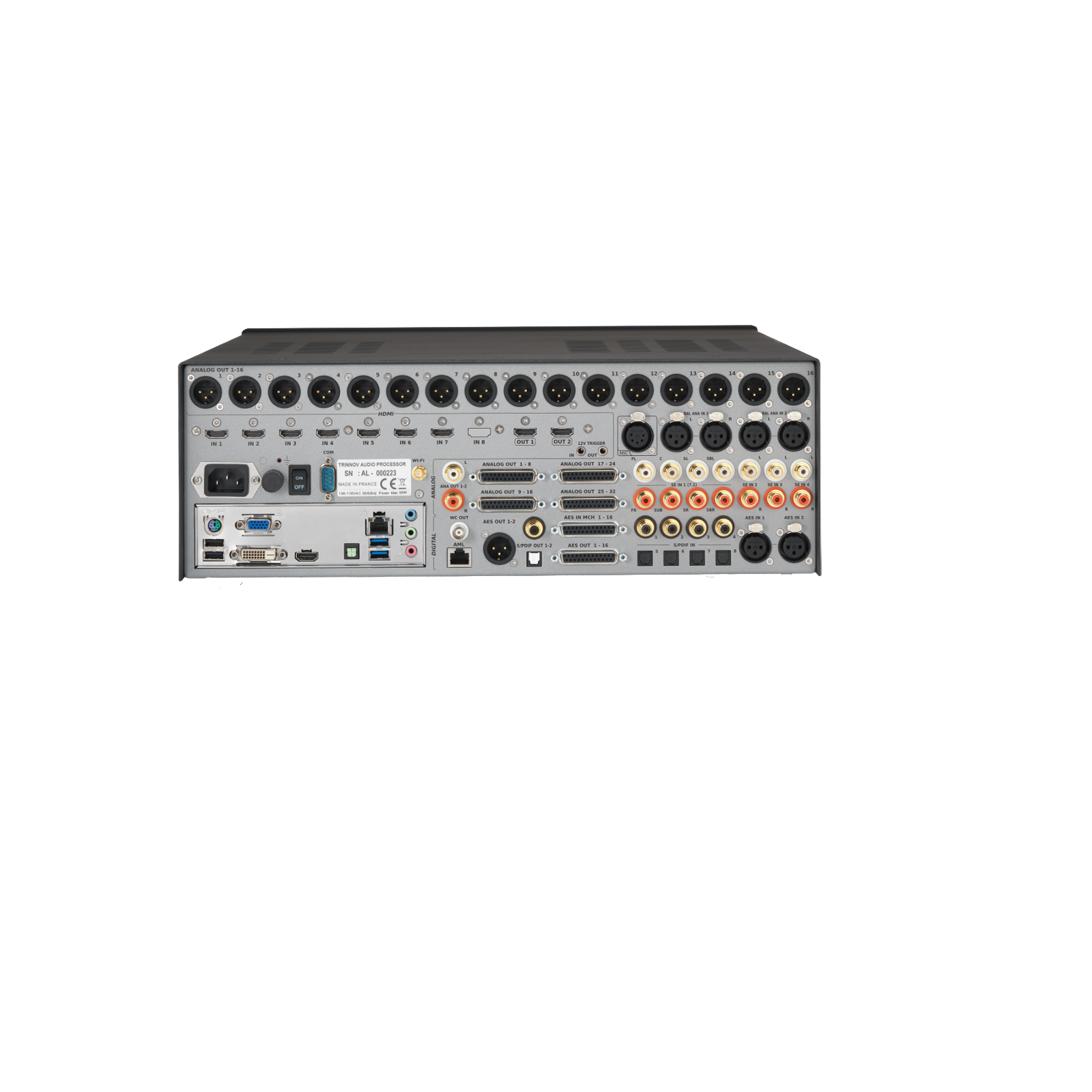 JBL Synthesis SDP-75 — rear connections