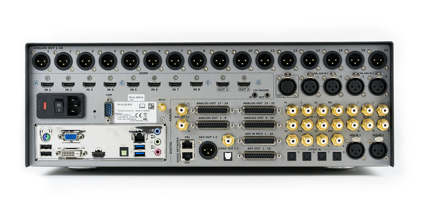 Trinnov Altitude32 — rear connections
